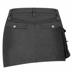 Punk Rave Denim Mini Skirt - Gothic Trooper 8 Punk Rave Denim Mini Skirt - Gothic Trooper -KILLSTAR Shop punk rave denim mini skirt gothic trooper3