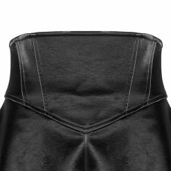 Punk Rave Faux-Leather Mini Skirt - Blackout -KILLSTAR Shop punk rave faux leather mini skirt blackout6