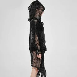 Punk Rave Ladies' Net Cardigan - Dream Catcher -KILLSTAR Shop punk rave ladies net cardigan dream catcher4