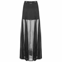 Punk Rave Maxi Skirt - Hibiscus 11 Punk Rave Maxi Skirt - Hibiscus -KILLSTAR Shop punk rave maxi skirt hibiscus6