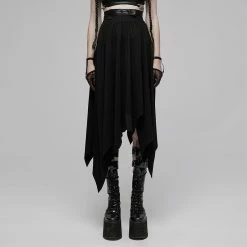 Punk Rave Midi Skirt - Mortuary