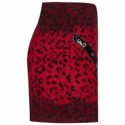 Punk Rave Mini Skirt - Blood Leopard -KILLSTAR Shop punk rave mini skirt blood leopard6