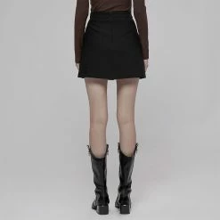 Punk Rave Mini Skirt - Captive State -KILLSTAR Shop punk rave mini skirt captive state3