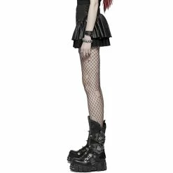 Punk Rave Mini Skirt - Norra Black 8 Punk Rave Mini Skirt - Norra Black -KILLSTAR Shop punk rave mini skirt norra black3