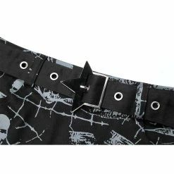 Punk Rave Mini Skirt - Skulls -KILLSTAR Shop punk rave mini skirt skulls6