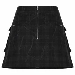 Punk Rave Mini Skirt - Ulver -KILLSTAR Shop punk rave mini skirt ulver6