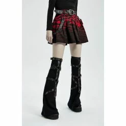Punk Rave Pleated Mini Skirt - Paranoia