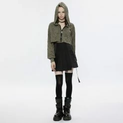 Punk Rave Pleated Mini Skirt - Rapid Descent -KILLSTAR Shop punk rave pleated mini skirt rapid descent4