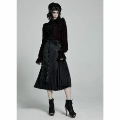 Punk Rave Pleated Skirt - Evangeline