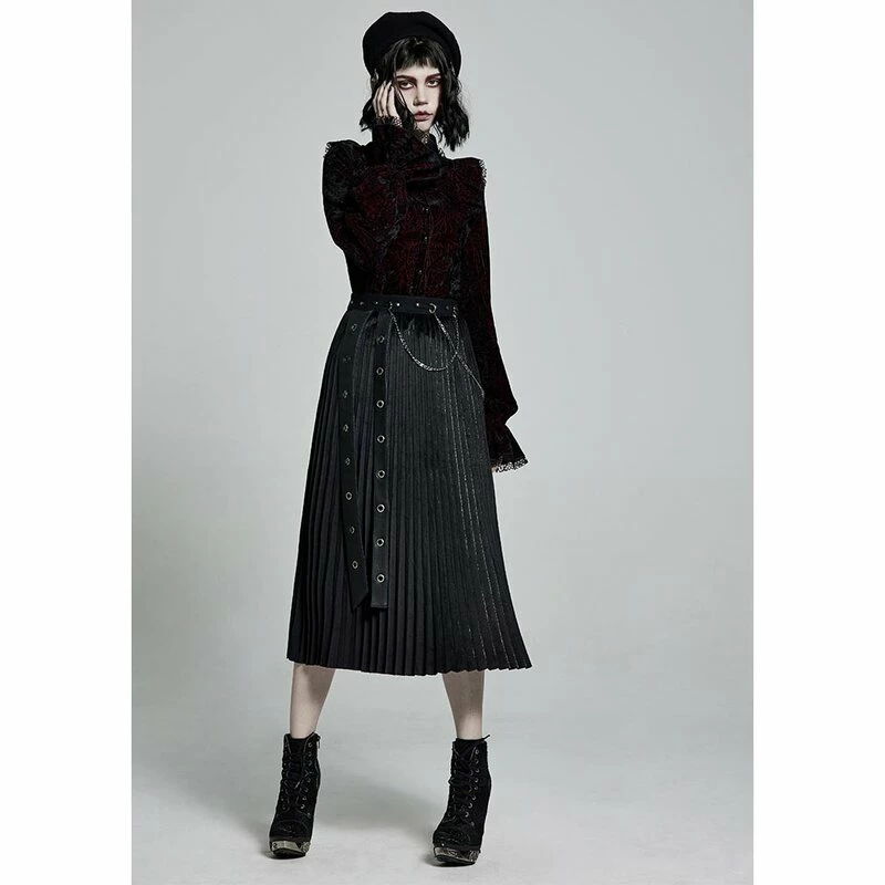 Punk Rave Pleated Skirt - Evangeline 2 Punk Rave Pleated Skirt - Evangeline - Image 2