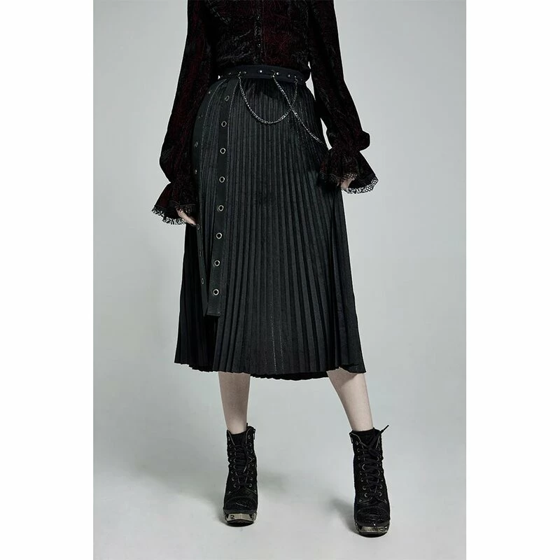 Punk Rave Pleated Skirt - Evangeline 3 Punk Rave Pleated Skirt - Evangeline - Image 3