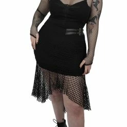 Punk Rave Plus Size Mini Skirt - All Caught Up