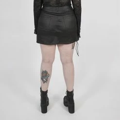 Punk Rave Plus Size Mini Skirt - Burnouts 8 Punk Rave Plus Size Mini Skirt - Burnouts -KILLSTAR Shop punk rave plus size mini skirt burnouts3