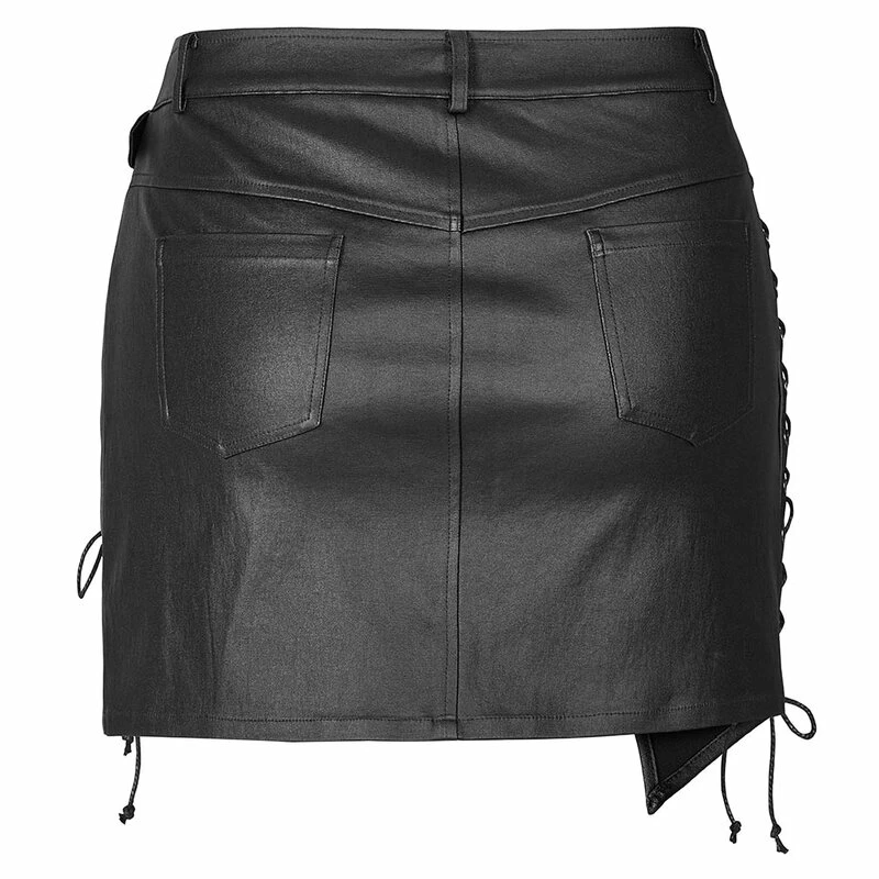 Punk Rave Plus Size Mini Skirt - Burnouts 5 Punk Rave Plus Size Mini Skirt - Burnouts - Image 5