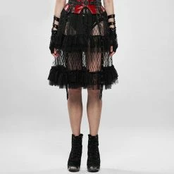 Pyon Pyon Lace Skirt - Versailles Black