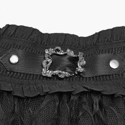 Pyon Pyon Lace Skirt - Versailles Black -KILLSTAR Shop pyon pyon lace skirt versailles black5