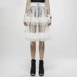 Pyon Pyon Lace Skirt - Versailles White