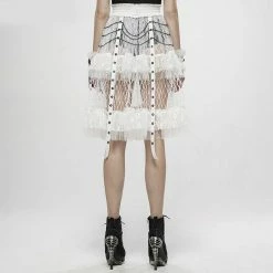 Pyon Pyon Lace Skirt - Versailles White 8 Pyon Pyon Lace Skirt - Versailles White -KILLSTAR Shop pyon pyon lace skirt versailles white3