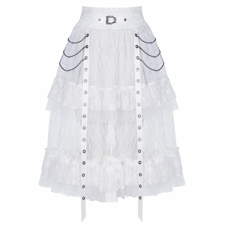 Pyon Pyon Lace Skirt - Versailles White 4 Pyon Pyon Lace Skirt - Versailles White - Image 4