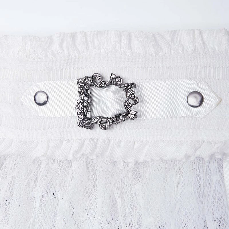 Pyon Pyon Lace Skirt - Versailles White 6 Pyon Pyon Lace Skirt - Versailles White - Image 6