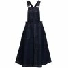 Queen Kerosin Denim Pinafore Skirt - Workwear Swing