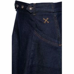 Queen Kerosin Denim Skirt - Swing Dark Blue -KILLSTAR Shop queen kerosin denim skirt swing dark blue4