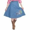 Queen Kerosin Denim Skirt - Western