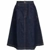 Queen Kerosin Denim Skirt - Workwear Swing