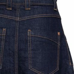 Queen Kerosin Denim Skirt - Workwear Swing -KILLSTAR Shop queen kerosin denim skirt workwear swing5