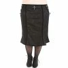 Rubiness Gothic Midi Skirt - Noble Plus Size